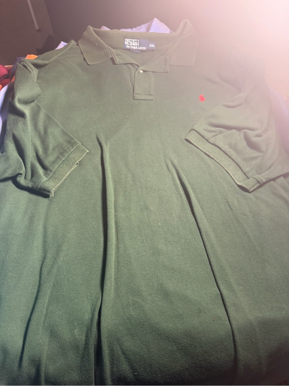 Ralph Lauren Men’s Forest Green Polo with Red Pony